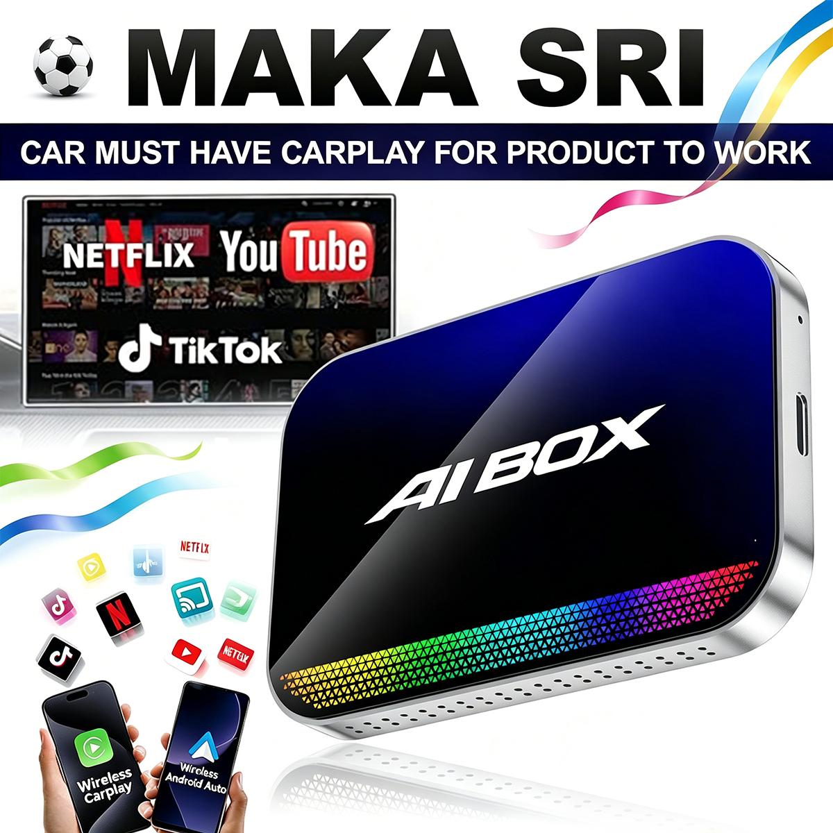 MAKASRI AIBOX-AIR 4-in-1 Wireless Carplay Adapter – YURNLV