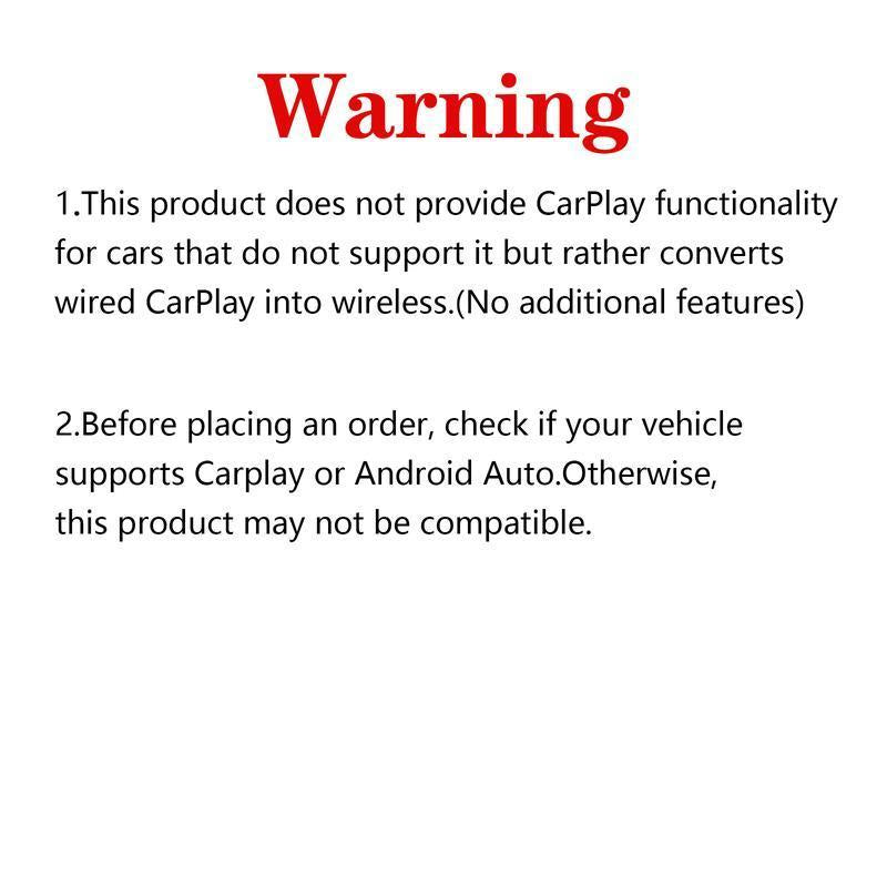 【Yurnlv】2026 Carplay Adapter - Stream Netflix/YouTube/TikTok to your car!