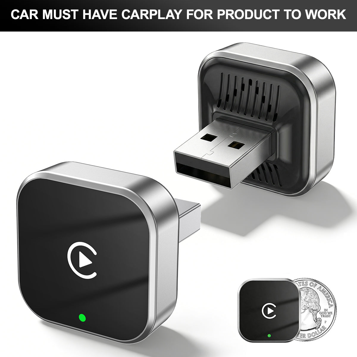 Wireless Apple CarPlay Adapter for Factory Wired Carplay