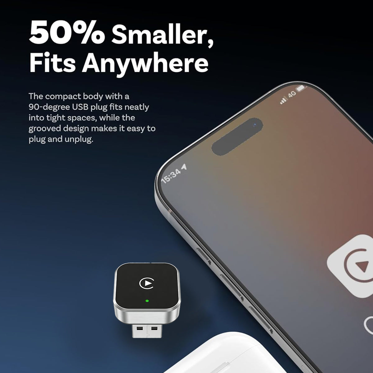 Wireless Apple CarPlay Adapter for Factory Wired Carplay