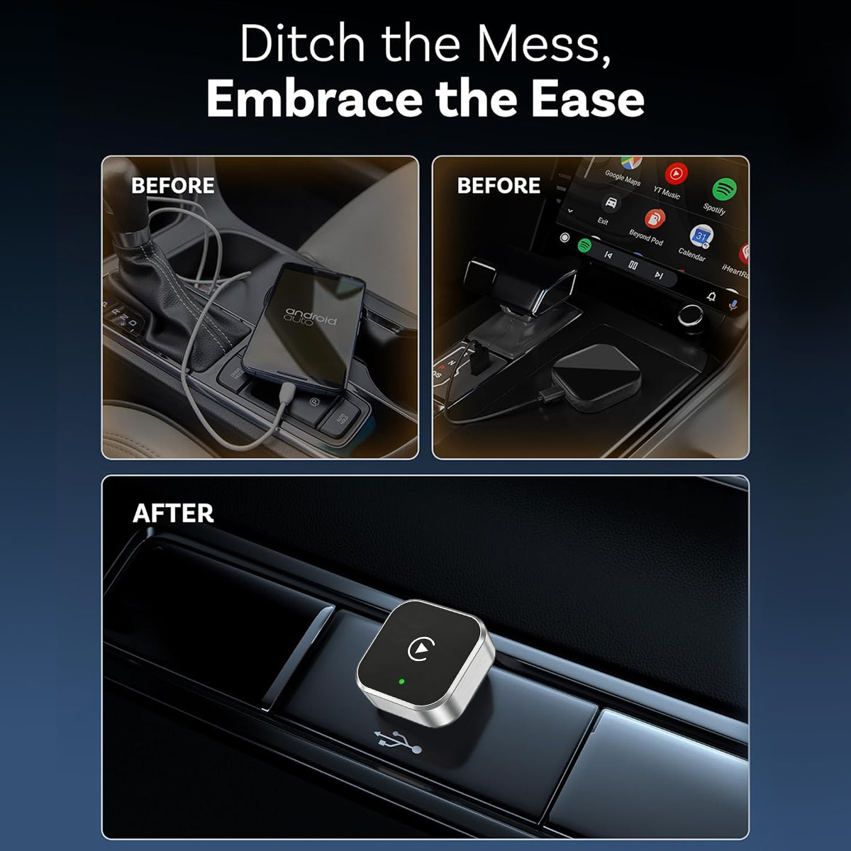 Wireless Apple CarPlay Adapter for Factory Wired Carplay