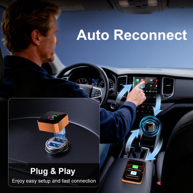 Wireless Apple CarPlay Adapter for Factory Wired Carplay