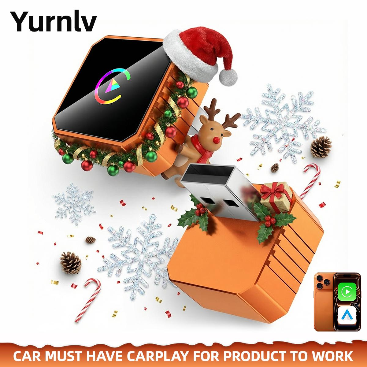 Wireless Apple CarPlay Adapter for Factory Wired Carplay