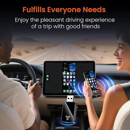 【Yurnlv】3 in 1 Wireless Carplay Mirror Link Adapter
