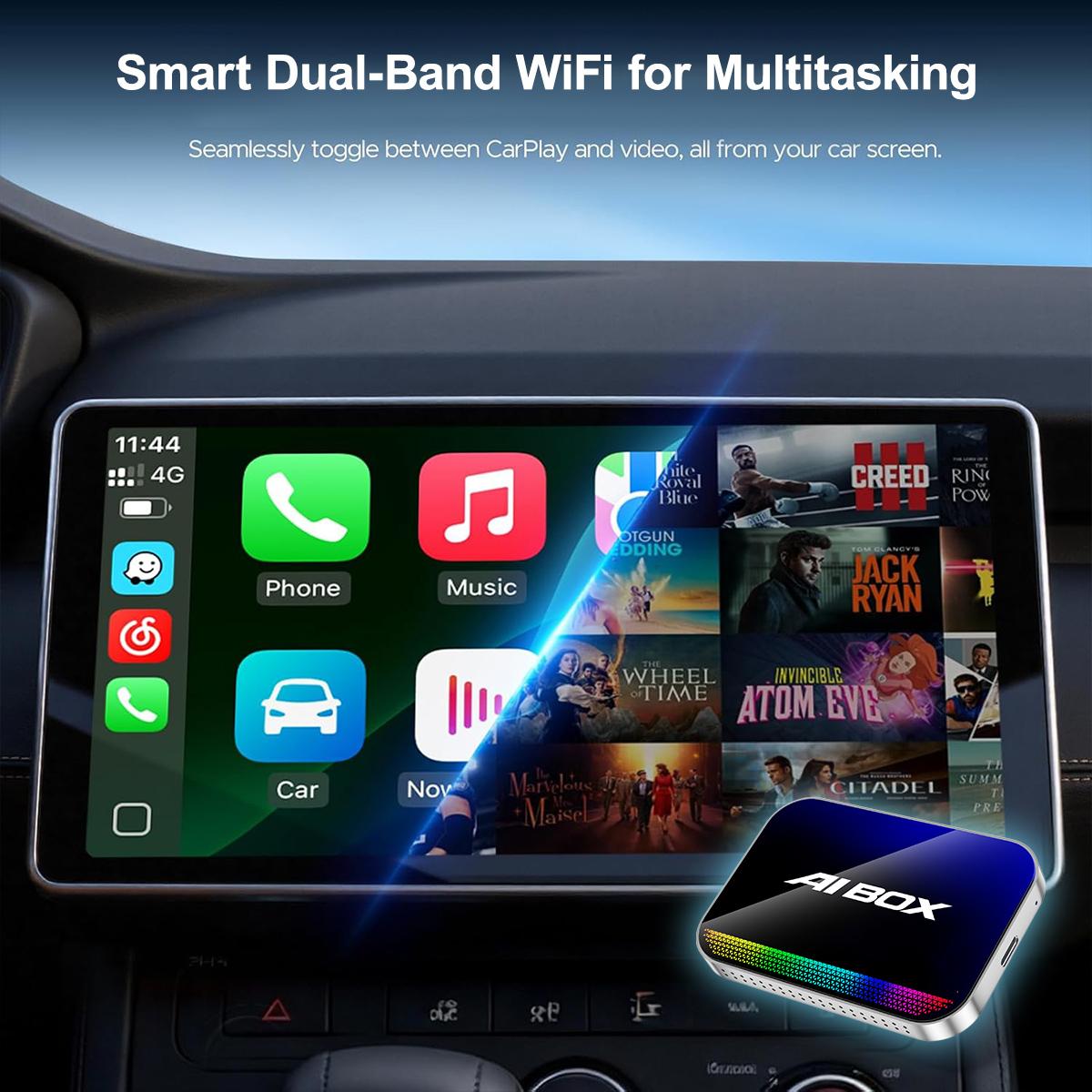 MAKASRI AIBOX-AIR 4-in-1 Wireless Carplay Adapter – YURNLV