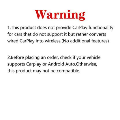【Yurnlv】2026 Carplay Adapter - Stream Netflix/YouTube/TikTok to your car!