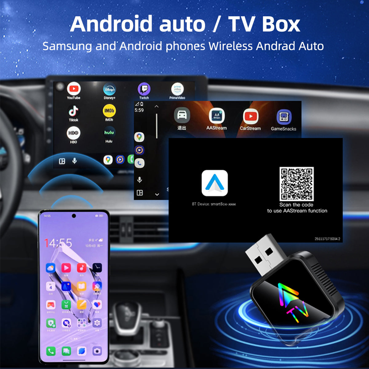 Mini Android Auto TV BOX