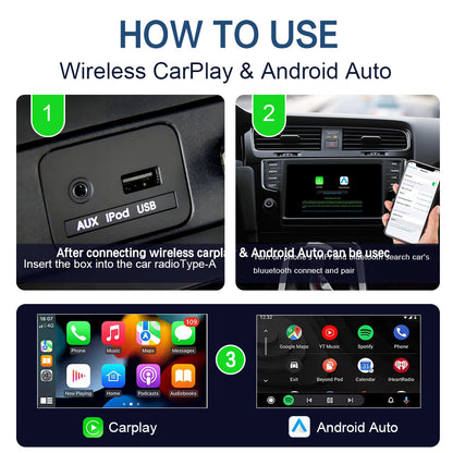 2025 Wireless carplay Adapter for iPhone/Android