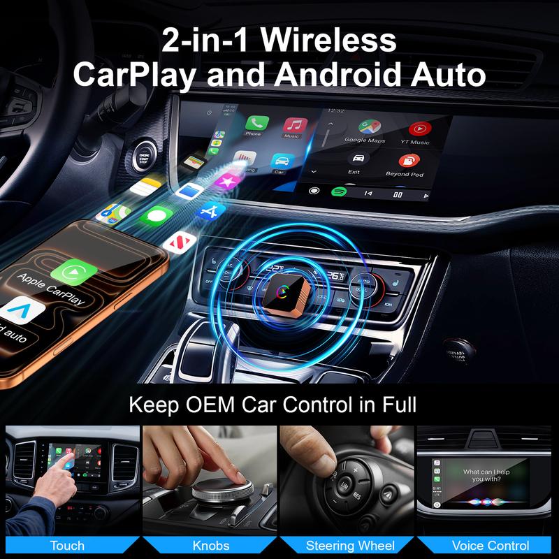 Wireless Apple CarPlay Adapter for Factory Wired Carplay