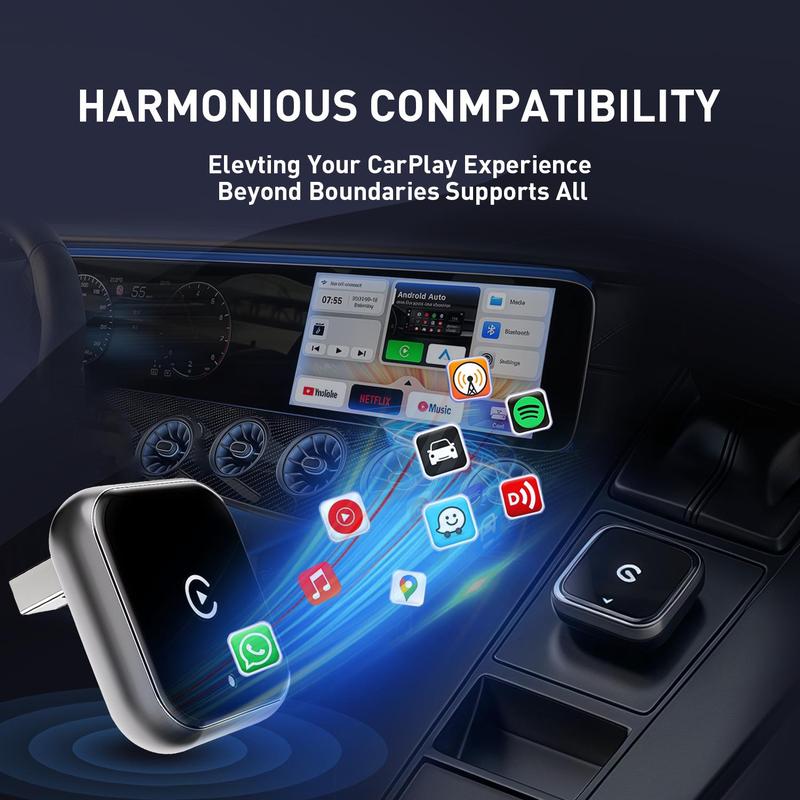 Wireless Apple CarPlay Adapter for Factory Wired Carplay
